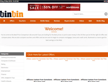 Tablet Screenshot of binbin.net